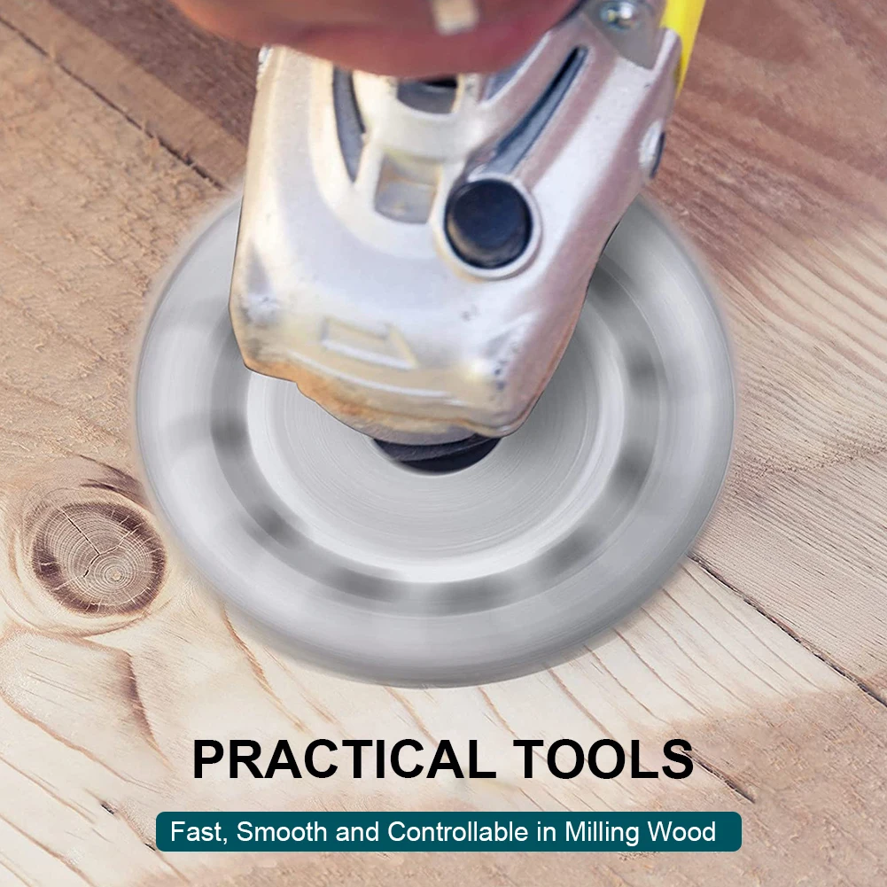 

4PCS Grinder Chain Disc Set Wood Grinding Wheel 12 Teeth Wood Shaping For Wood Polishing Grinding Wheel Tool Chainsaw Disc