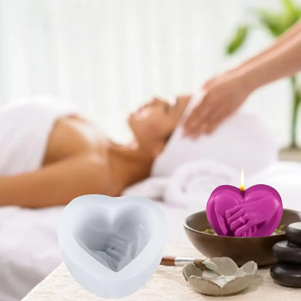 Силиконовые формы в виде свечи для изготовления свечей форма форме сердца