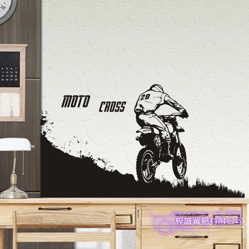 Внедорожные наклейки для мотоциклов гоночные постеры мотокросса виниловые