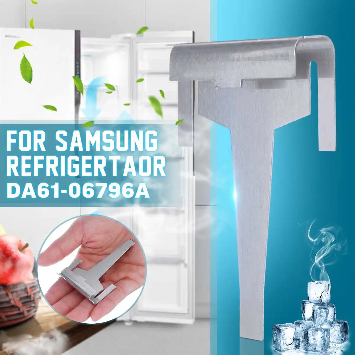 

Refrigerator Evaporator Metal Drain Clip DA61-06796A For Samsung Fridge Freezer 1870872 1718552 AP5579885 2683162 PS4145120