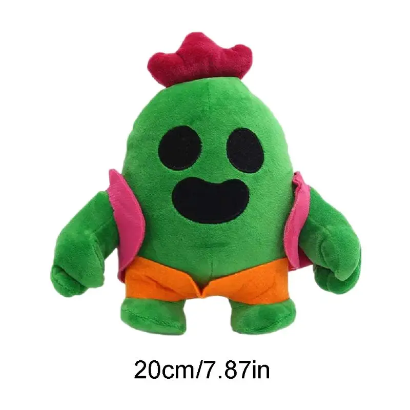 

Cactus Plush Doll 20 Cm Animation Game Spike Stuffed Model Plush Doll Soft melody plush