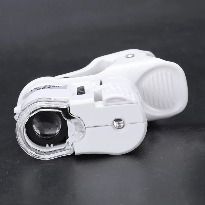 Светодиодный 60X минископ Ювелир Лупа nifying стекло УФ-светильник | Электроника