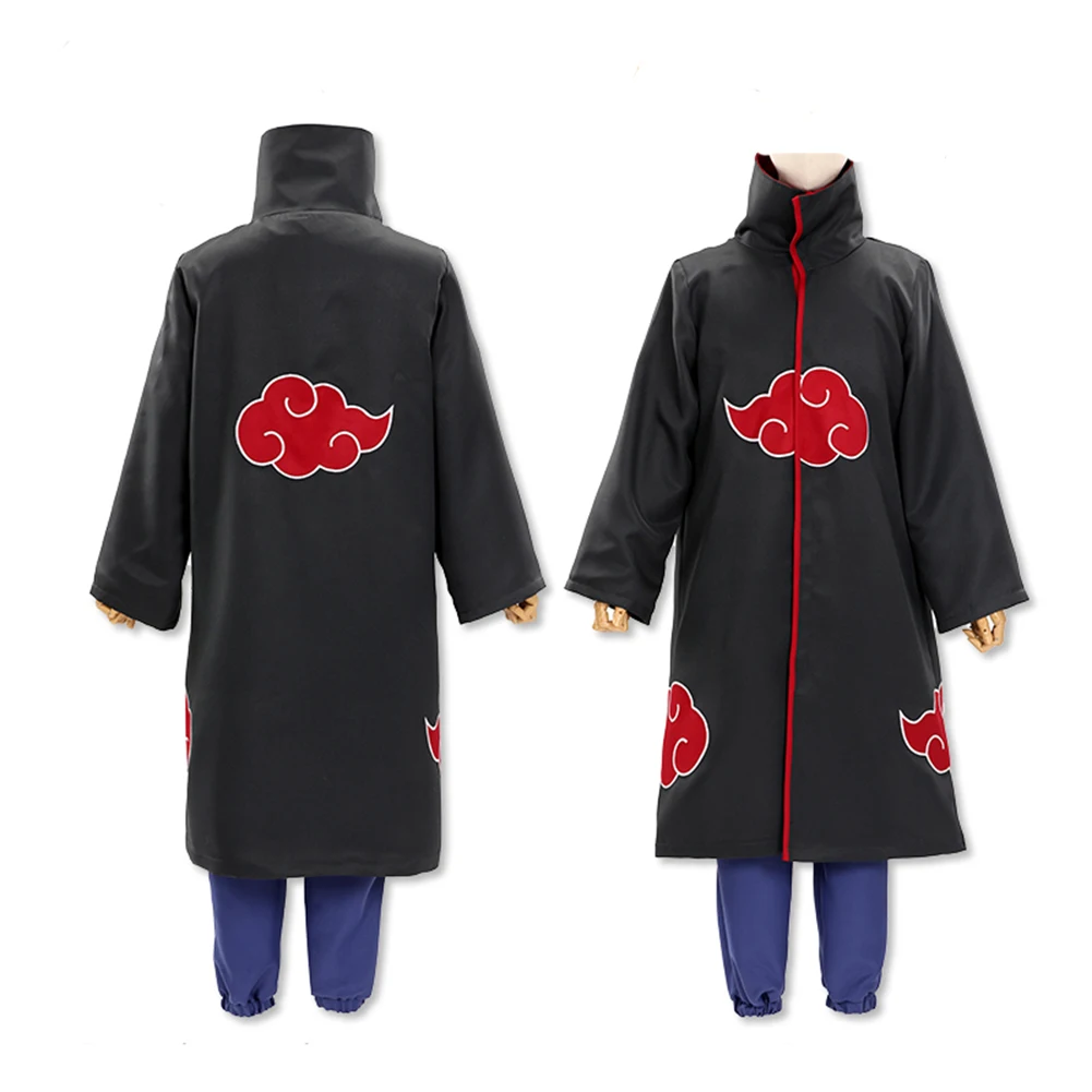 Фото Плащ Brdwn Akatsuki унисекс Итачи Хидан пин Сасори деидара, китайская официальная авторизация, красное облако, костюм для косплея №2