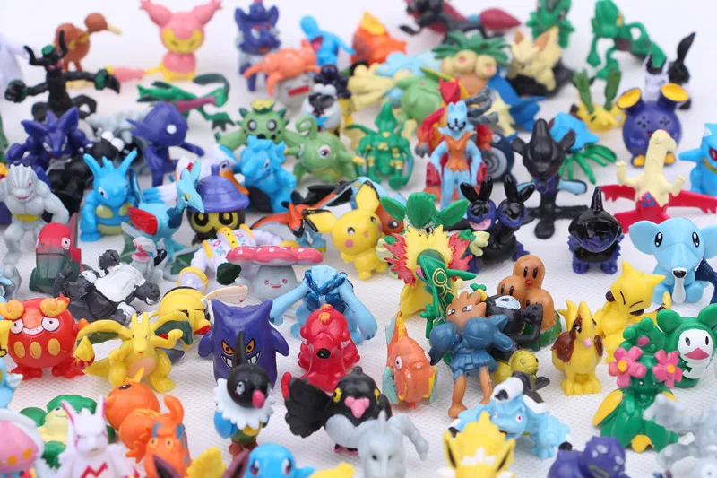144 шт./1 комплект волшебная Детская кукла Pokemon Пикачу микро Ландшафтные украшения