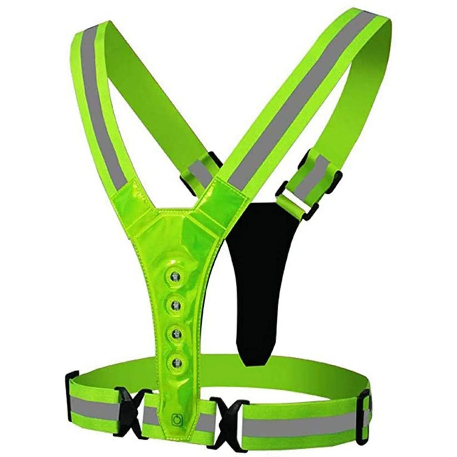 Велосипедный безопасный светоотражающий жилет неоновый с видимостью