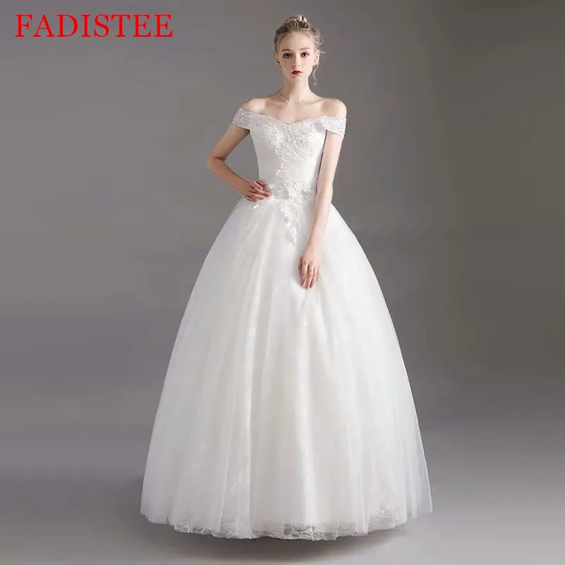 

Wedding Dress платья Vestido Robe De Mariée Trouwjurk De Novia Robe Longue Robe De Soiree Bride To Be Off The Shoulder Bow