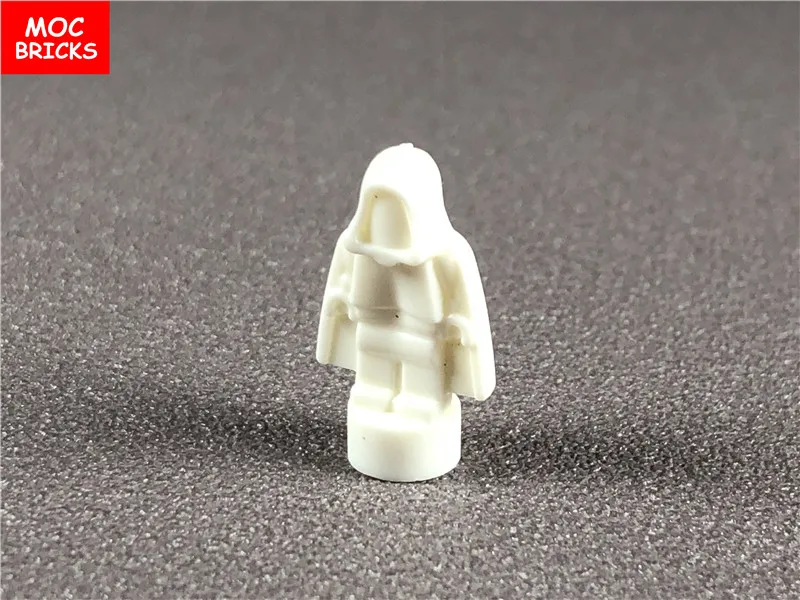 10 штук в партии кубики MOC микро фигурка 16478 1 8 см мини Статуэтка капюшон пустой