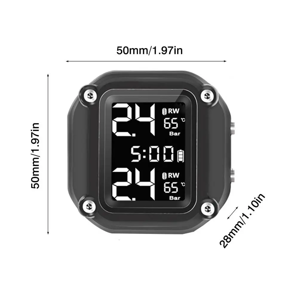 

High-precision TPMS Tire Pressure Detection For Motorcycle And Electric Vehicle Tire Pressure Sensor Wireless Monitor