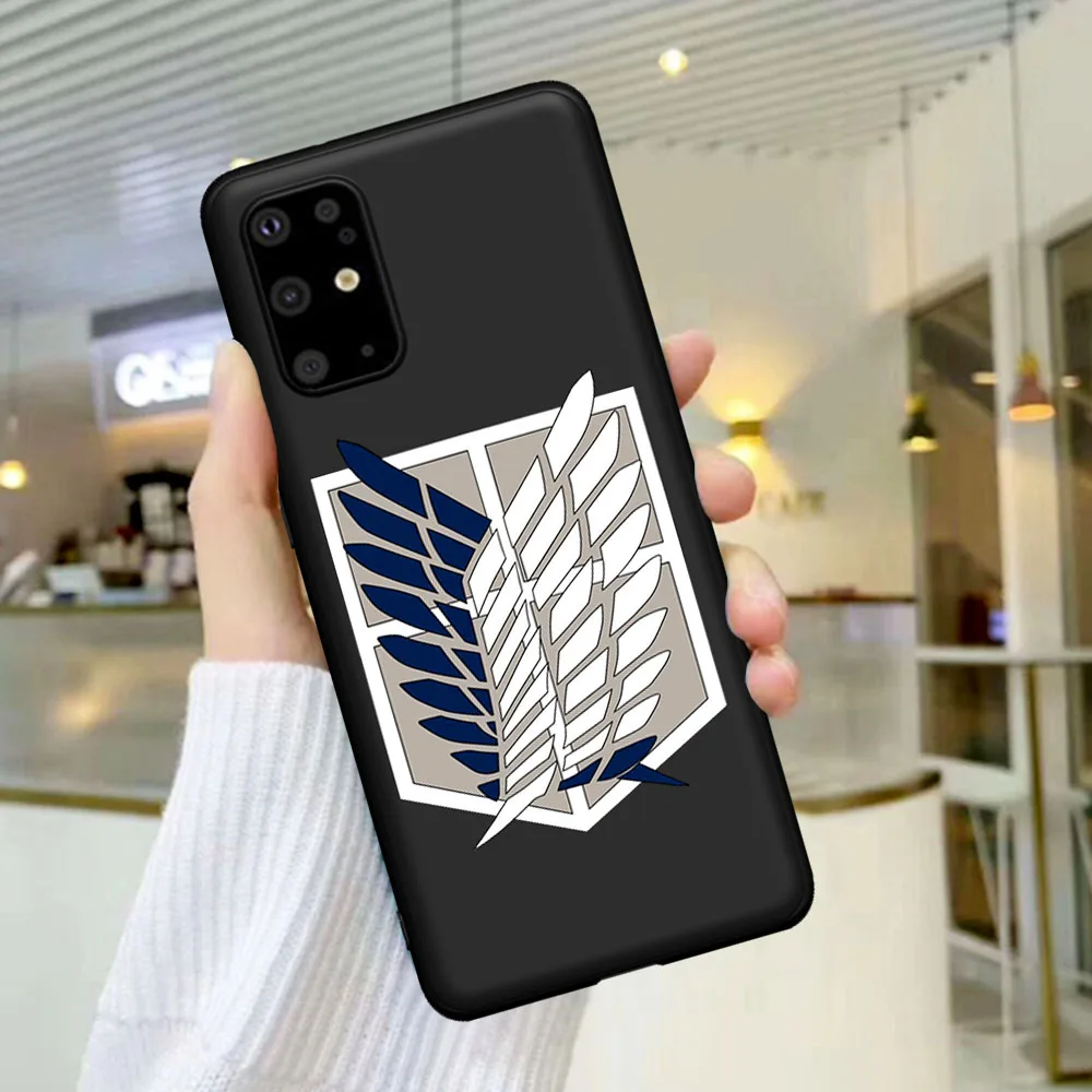

2020 Anime attack on Titan Soft TPU Silicone Phone Case For Samsung S6 S7 S8 S9 S10 S20 Plus Ultra M10 20 Note 8 9 10 20 Plus