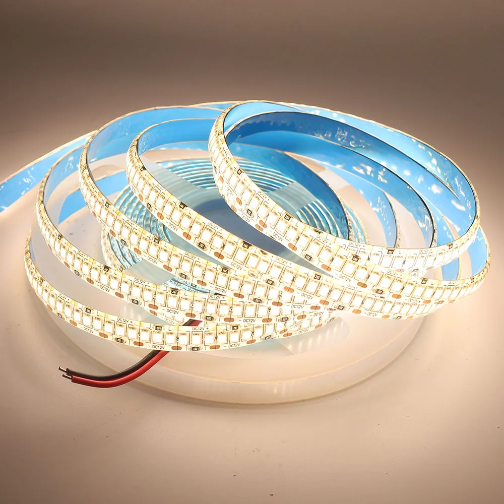 5 м 2835 SMD светодиодный светильник 12 В постоянного тока 480 светодиодный 240 светодиодный ленточный светильник светодиодный светильник s для домашнего декора водонепроницаемый IP67