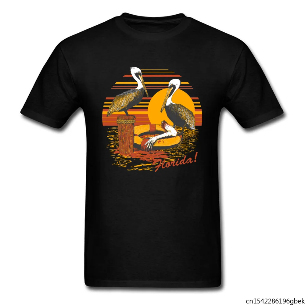 

Florida Toucan Two Bird Lifebuoy One Arm Print Pattern Men's T-Shirt
