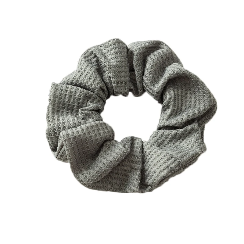 

1pc New Print Fashion Solid Hair Scrunchie Pack Cotton Elastic Bands No Crease Ties for Women Girl Accessories Adult Headwear