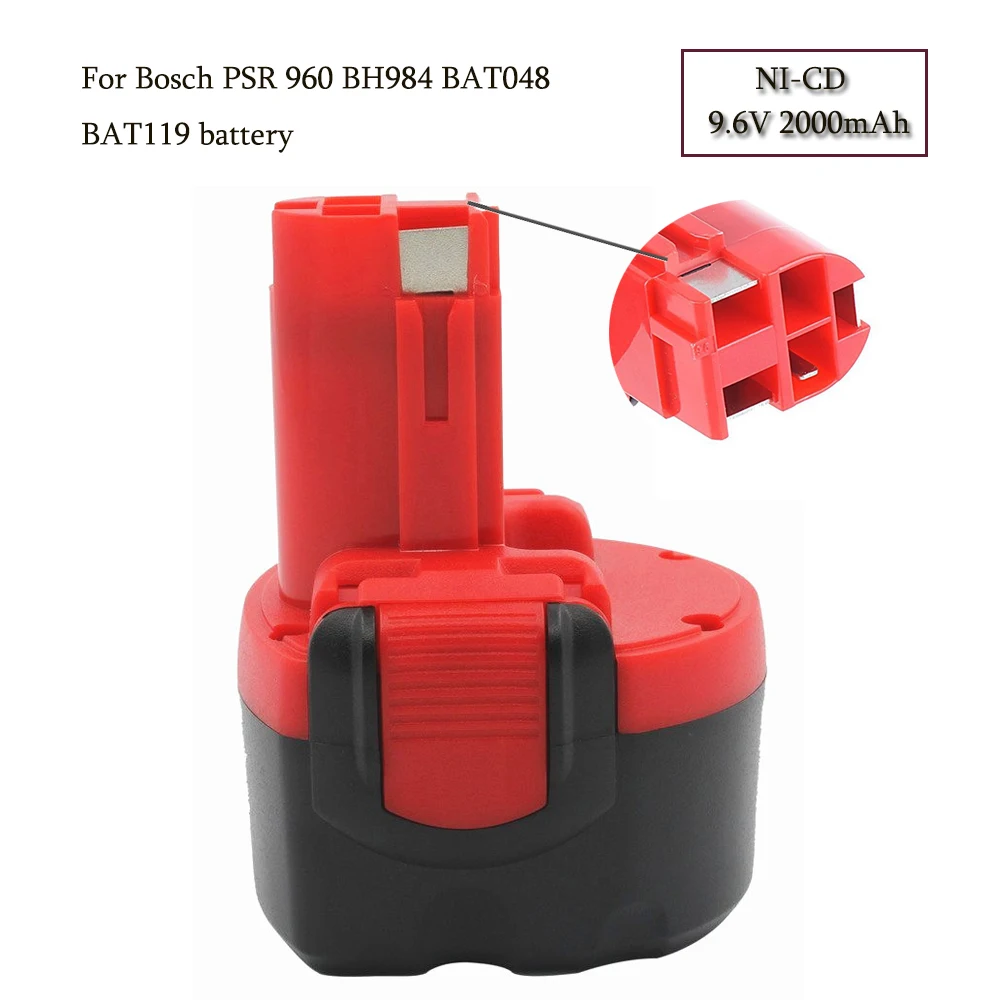 Высокое качество BAT048 9 6 V 2000mAh Ni CD аккумуляторная батарея электроинструменты для