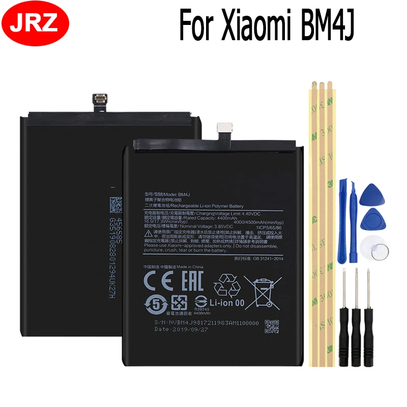 Аккумулятор для Xiaomi Redmi Note 8 Pro 4400 мАч мобильный телефон Замена аккумулятора BM4J AKKU +
