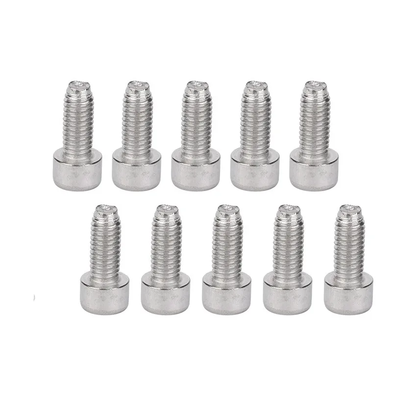 

100Pcs Cycling Socket Head Cap Screws Hexagonal Bicycle Kettle Frame Road Mountain Bike Rack Stainless Steel Screws accessories