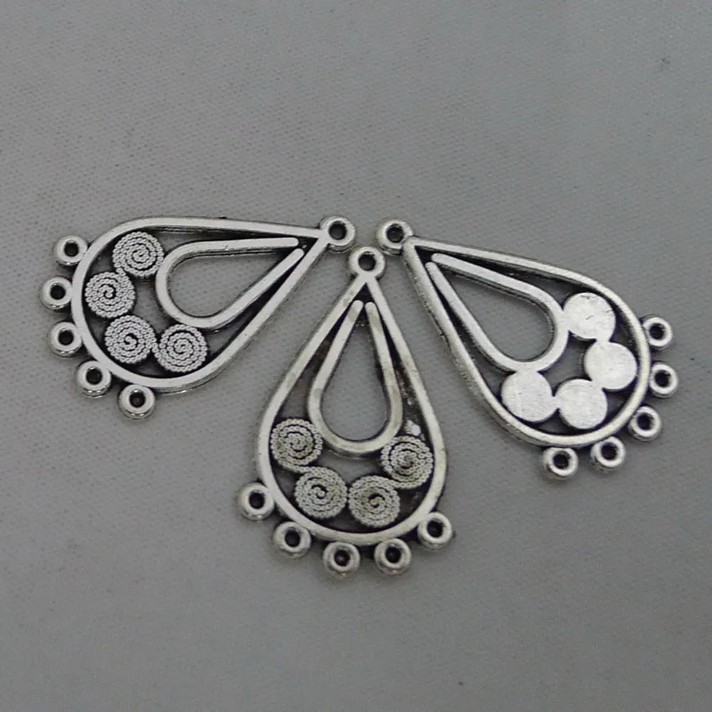 

Jewelry Findings Components Water Drop Earring Connector 32x20mm 10pcs