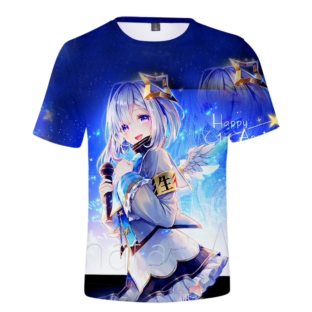 HOLOLIVE VTuber Amane Kanata 3D печать Весна Лето преппи Мужскаяженская уличная одежда футболка уличный кавайный стиль (art.: 3920b75fda4e4) - 3920b75fda4e4