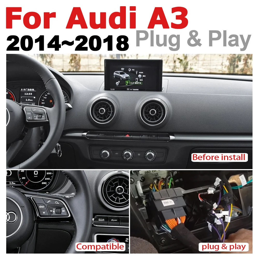7 дюймовый выдвижной экран HD стерео Android Автомобильный GPS навигатор карта для Audi A3