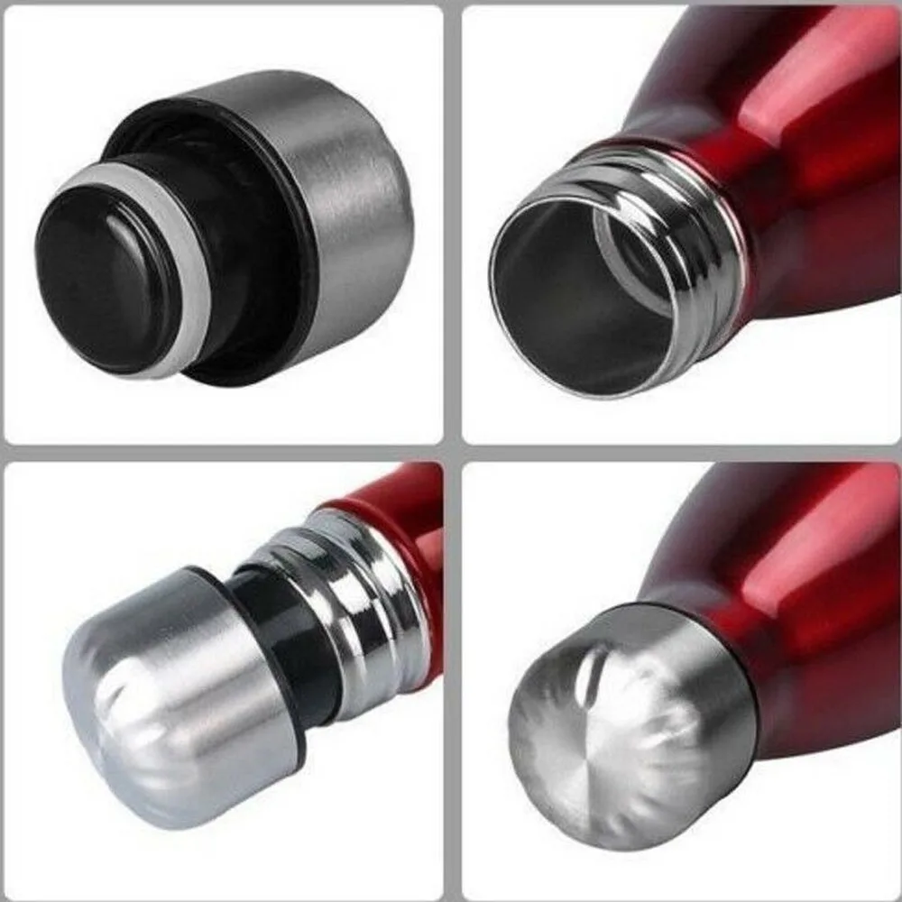 

500ML Stainless Steel Cute Printing Water Bottle Vacuum Thermos Insulation Sports Cold Drink Cup Sports Outdoor Hot Water Cup