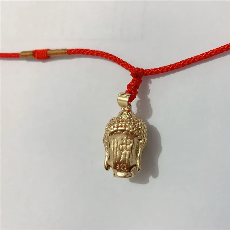 Ожерелье с подвеской Золотого Будды для женщин и мужчин эксклюзивное ожерелье