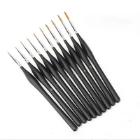 1pcs soft wolf fur paint brushes hook line pen watercolor painting acrylic watercolor brush art supplies for painting