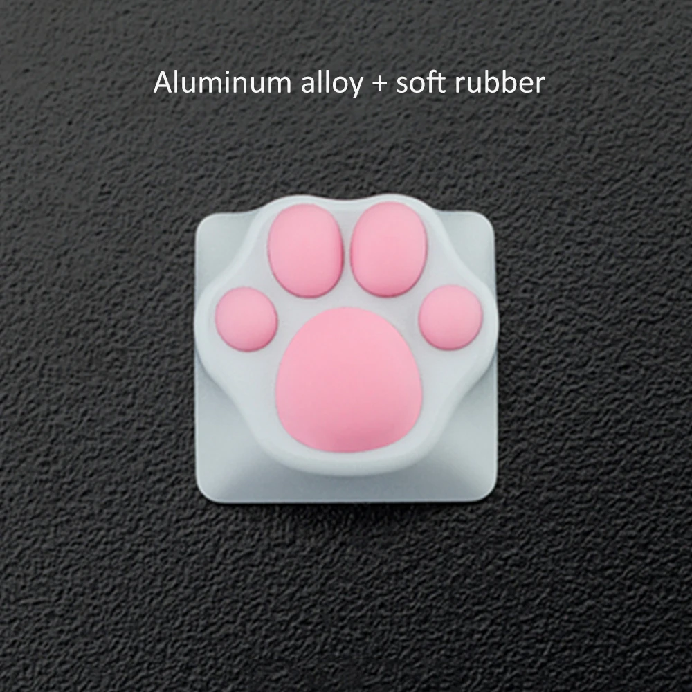 Симпатичная мягкая металлическая клавиатура в виде кошачьего когтя для