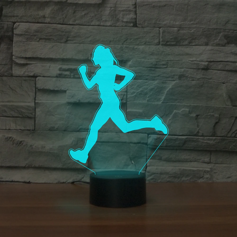Декоративные светодиодные фонари для бега, 7 цветов, Рождественские огни, наружное украшение для дома