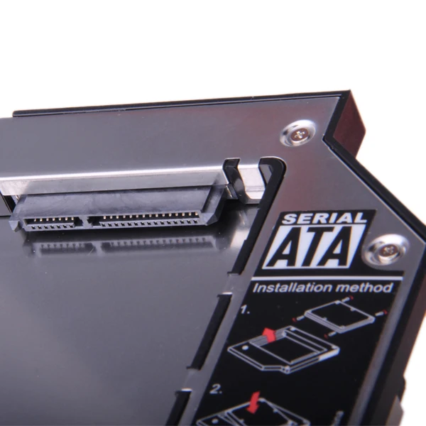Жесткий диск 9 5 мм SATA на 2nd SSD HDD Caddy для Dell E6400 E6500 E6410 E6510 M2400 M4400 M4500|Боксы дисководов| |