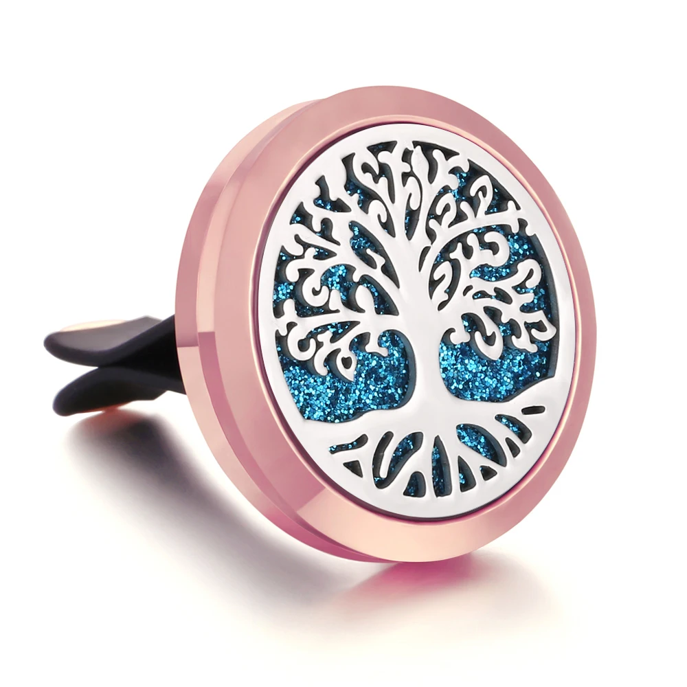 Розовое золото освежитель воздуха для автомобиля зажим диффузор эфирного масла