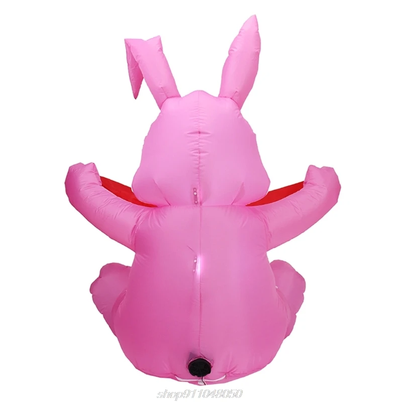 

1.5m Inflatable Happy Easter Bunny Doll Toy LED Night Light Figure Yard Outdoor Garden Ornament Decorations J25 21 Dropship