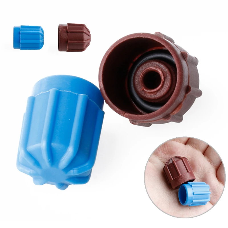 1 Pair Air conditioning valve core set Dust Cover Refrigerant Valve Kit Plastic | Автомобили и мотоциклы