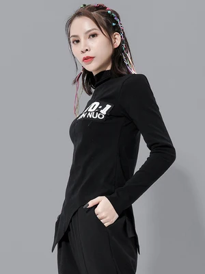 Европейская станция 2020 Ранняя весна воротник стойка нерегулярный большой размер