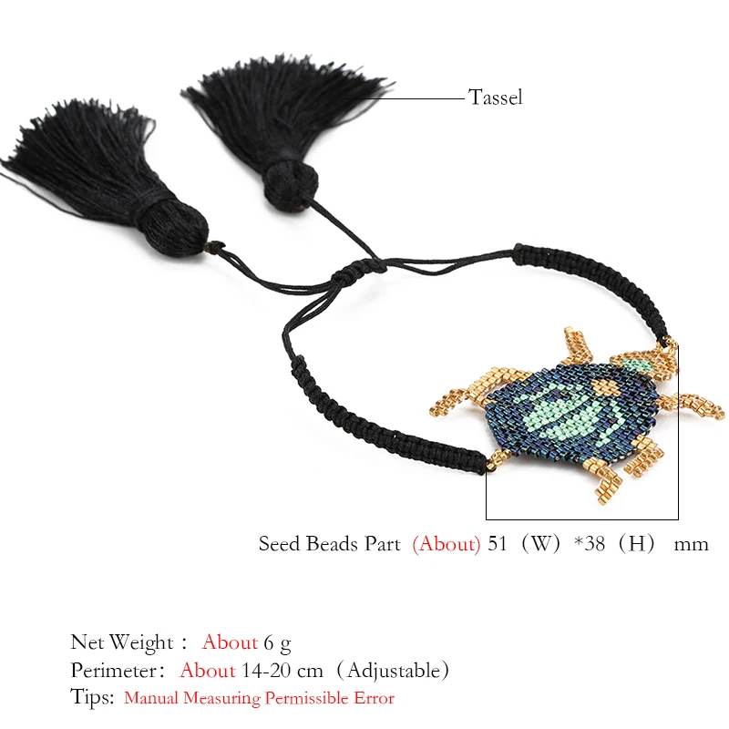 

Go2boho Beetle Bracelets Fashion Miyuki Bead Jewelry for women Animal Bracelet Gift Femme Jewellery Wholesale handmade Pulseras