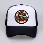 Бейсболка с полной заслонкой для Кафе Racer Байкерский стиль с мотивами рокабилли, мужская летняя хлопковая кепка-тракер 2020, Мужская сетчатая бейсболка