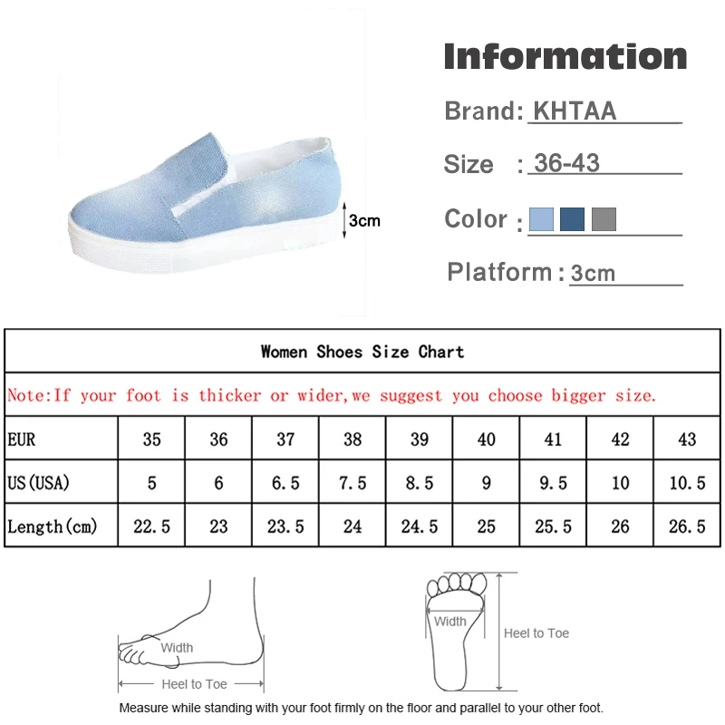 

Women Flat Platform Canvas Shoes Slip On Ladies Vulcanized Casual Comfort Female Elastic Band Loafers Autumn Moccasin Plus Size