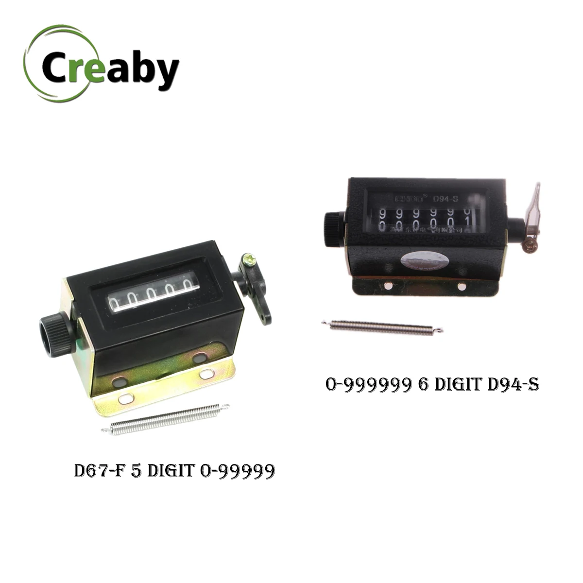 

D94-S 0-999999 6 Digit 0-99999 D67-F 5 digit Rotary Knob Resettable Mechanical Pulling Counter