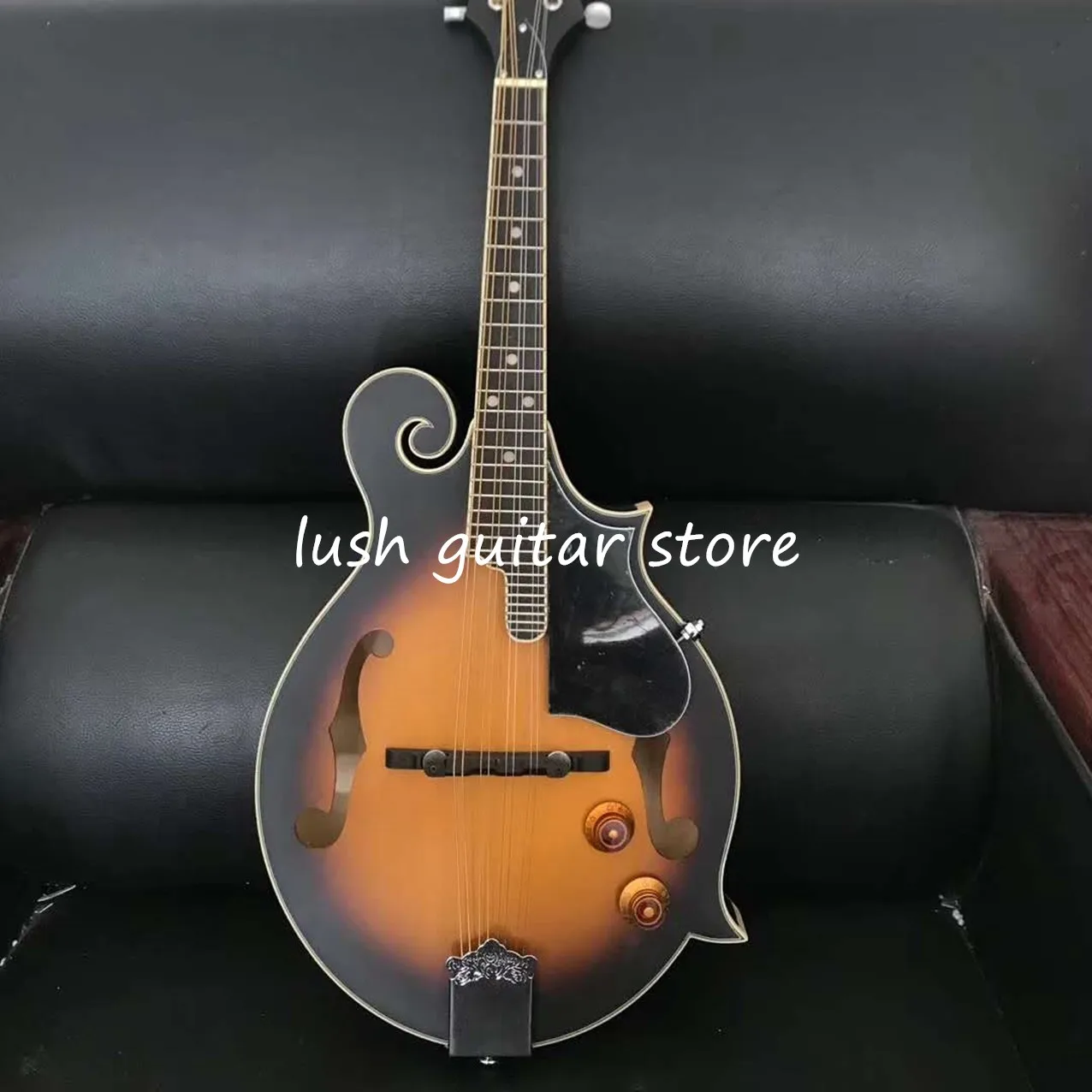 

Высшее качество, Sunburst мандолиновая гитара, 8 струн, полностью из массива дерева, полый корпус, матовая готовая мандолина e, бесплатная достав...