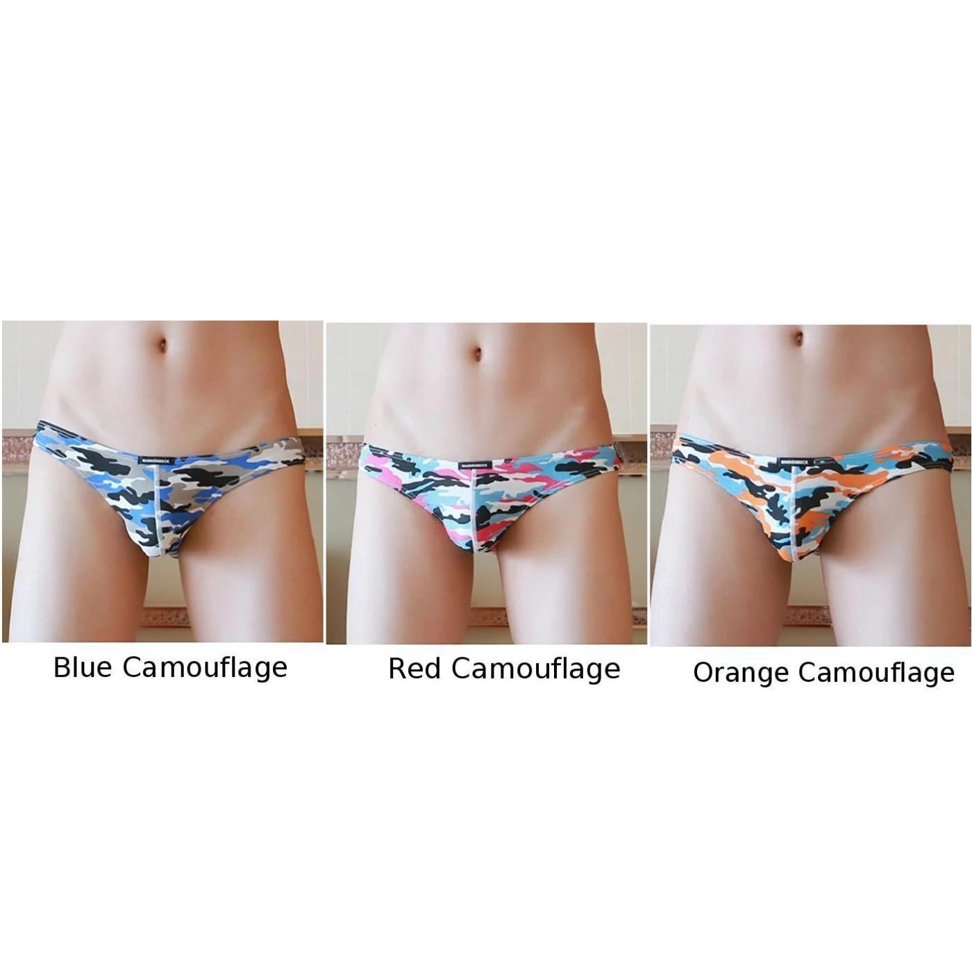 Мужское нижнее белье сексуальные треугольные трусы камуфляжная подтяжка бедра