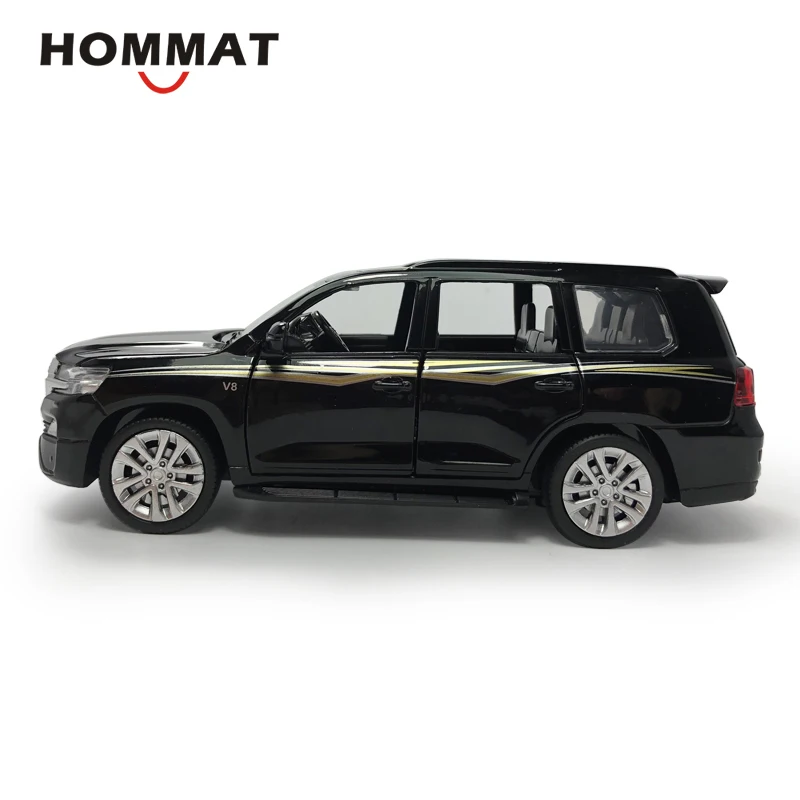 Модель автомобиля HOMMAT 1:32 Toyota Land Cruiser SUV из металлического сплава игрушечная