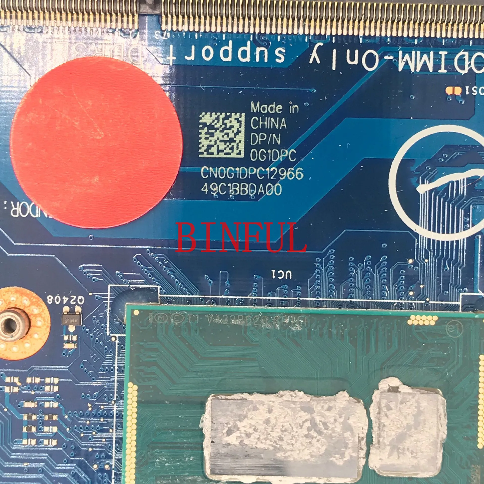 Высокое качество для 5447 5442 5547 5542 материнская плата ноутбука CN-0G1DPC G1DPC ZPT10 LA-B151P с SR1YJ
