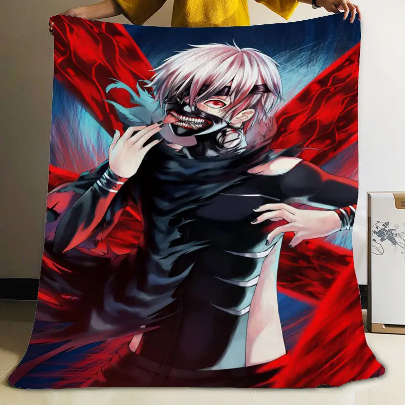 Musife изготовленный на заказ одежда с надписью Tokyo Ghoul арт фланель Одеяло Создай