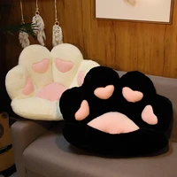 ins bearcat paw pillow animal seat cushion stuffed plush sofa indoor floor home chair decor winter children girls lovely gift