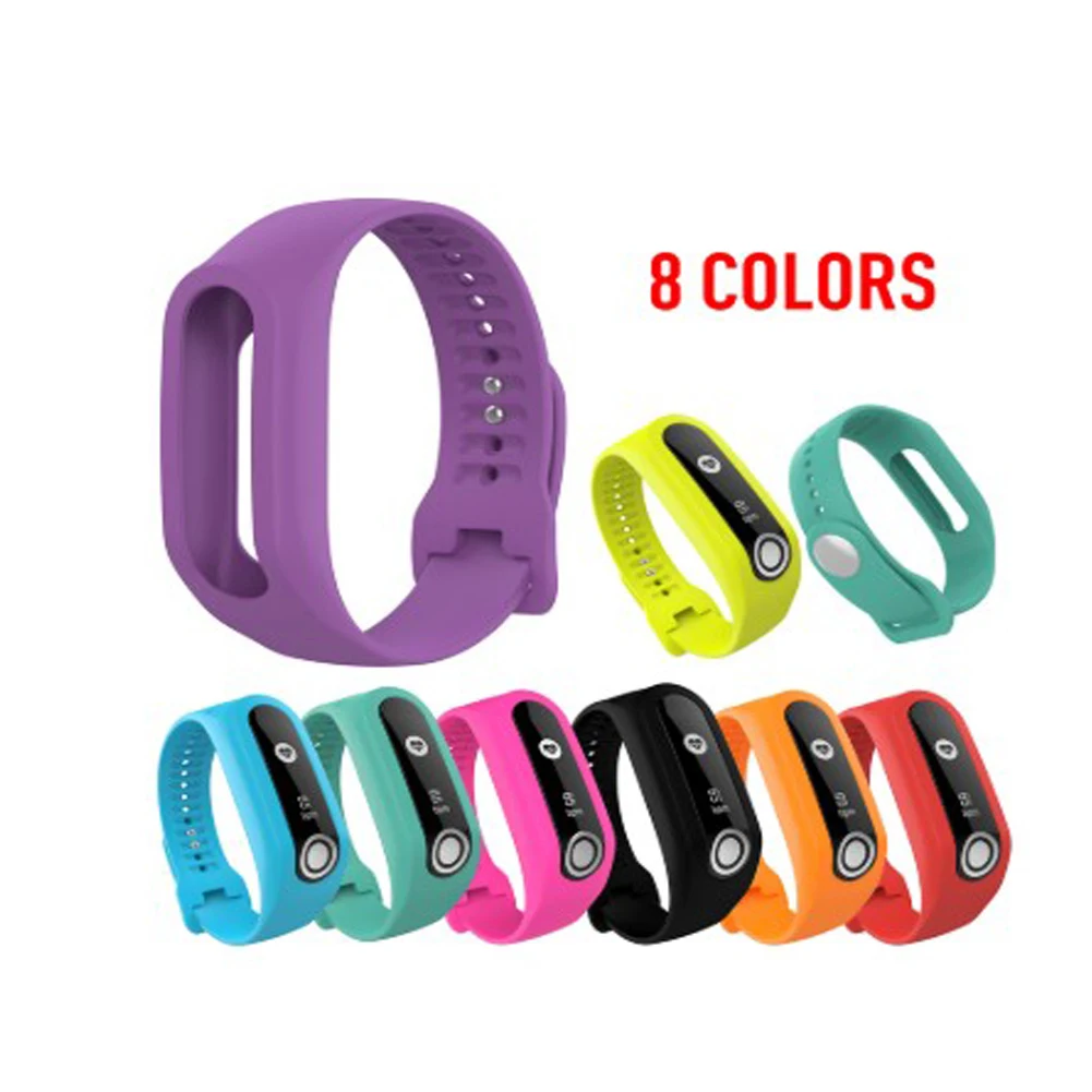 Водонепроницаемый силиконовый ремешок для часов сменный спортивный браслет