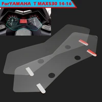 motorcycle dashboard film screen stickers fit for yamaha t max530 2014 2016 speedometer sticker cluster scratch protector
