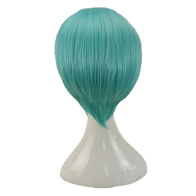 HAIRJOY синтетические волосы Короткий прямой парик для косплея Фиолетовый Синий блонд зеленый коричневый 6 цветов