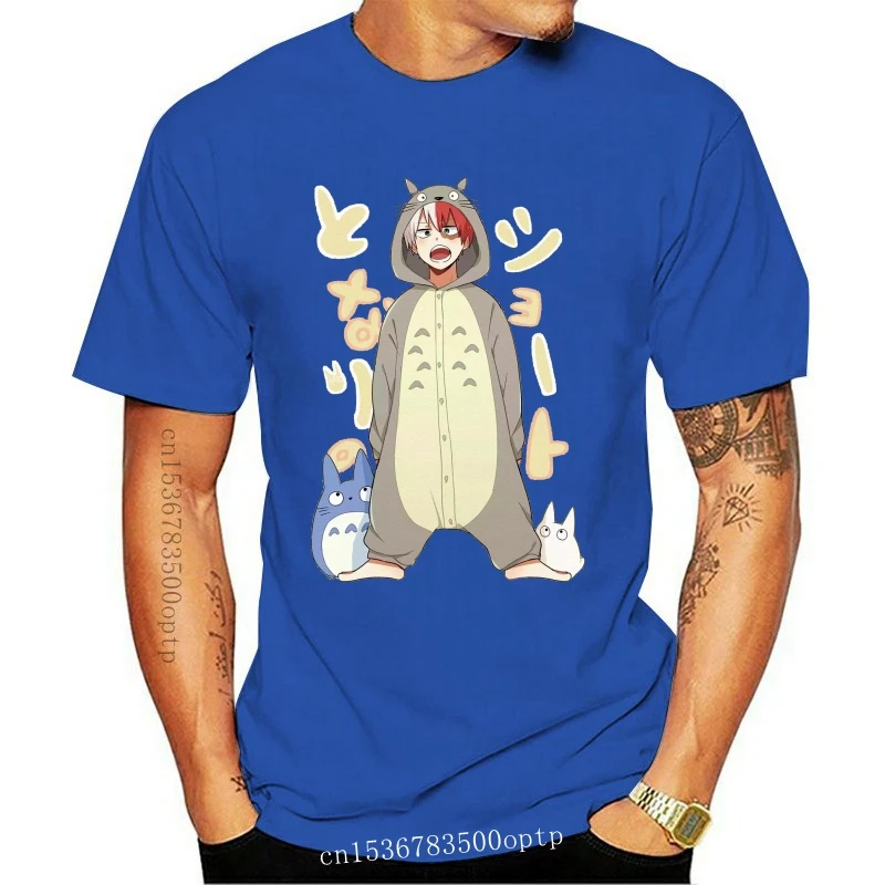 

Новая Милая аниме футболка Todoroki для женщин и мужчин, черная футболка Chibi S 2Xl, футболка высшего качества