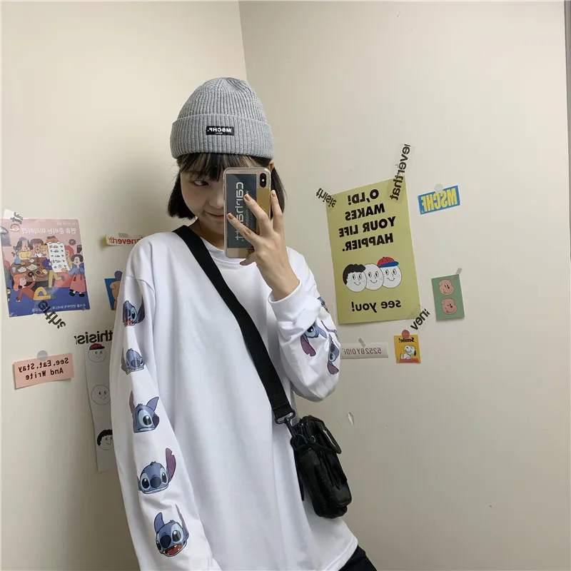 Women Sweetshirts Harajuku Women's Sweatshirt Kawaii Clothes Oversized Hoodie Korean Fashion Y2k Women Pullovers Vintage Clothes