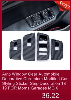 Авто Окно Шестерни автомобильные Декоративные хром модифицированный автомобильный Стайлинг Стикеры полосы украшения 18 мм 19 мм для Morris Гаражи MG 6