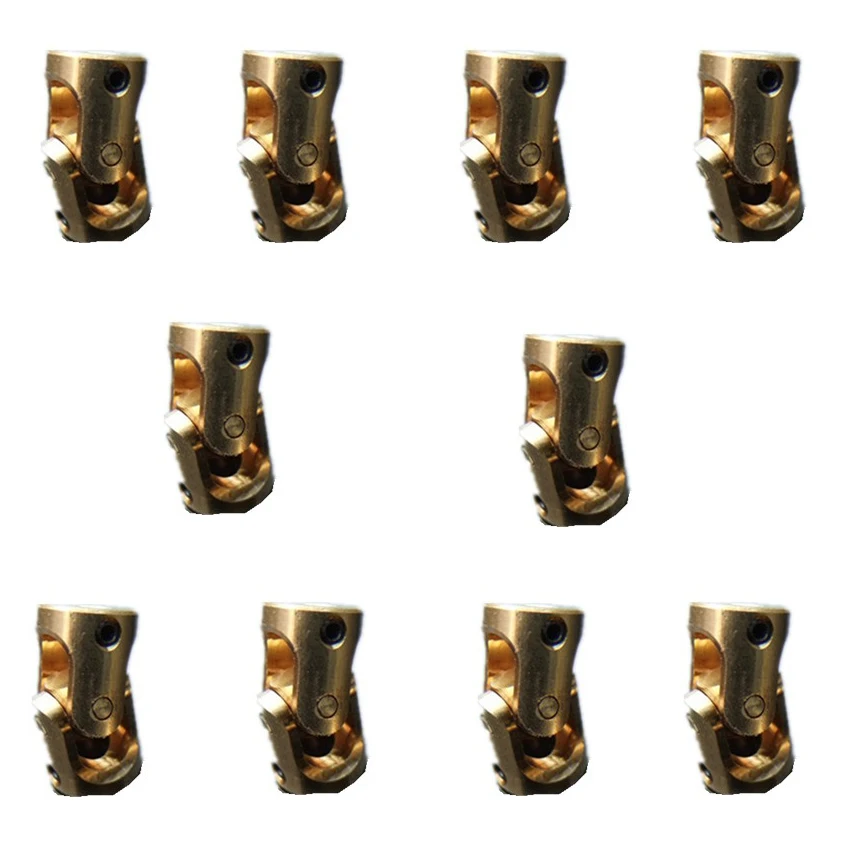 10 шт латунный универсальный шарнир 3-3 мм металлический разъем DIY миниатюрная