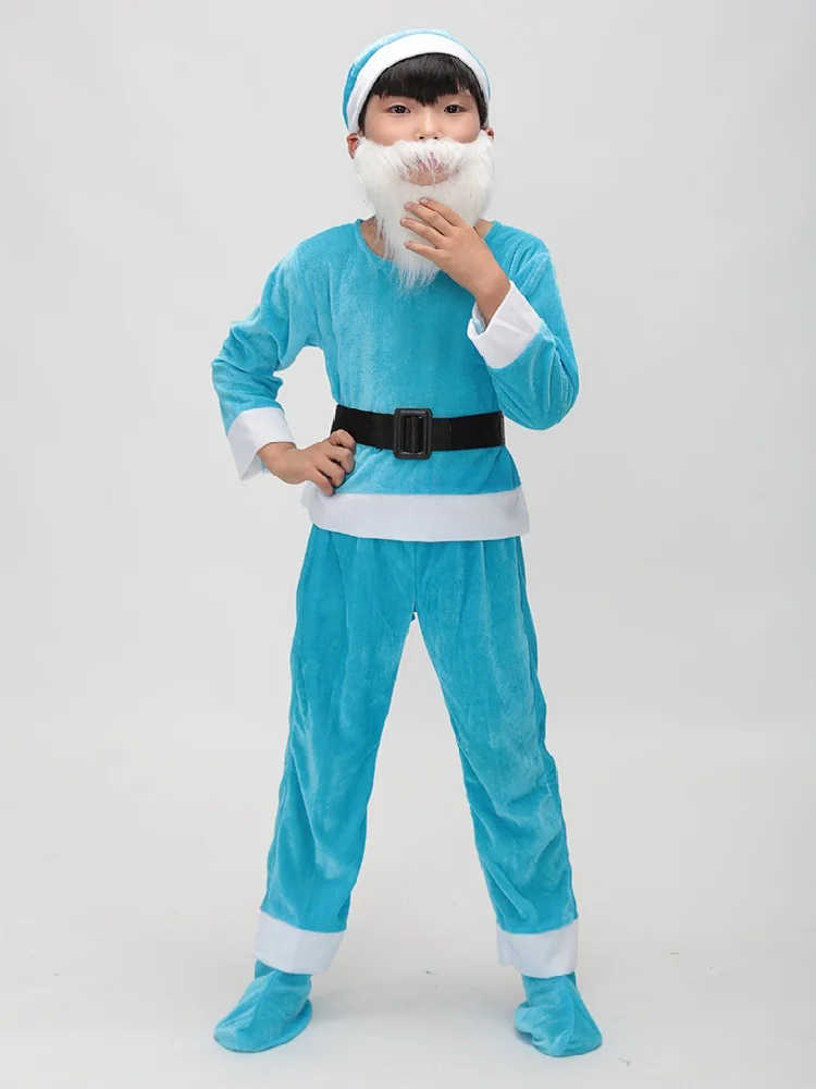 Детский костюм для вечевечерние семь гномов Санты карнавальный топ + брюки пояс